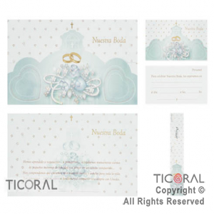 INV BODA 20010 CUPULA TURQUESA x 10